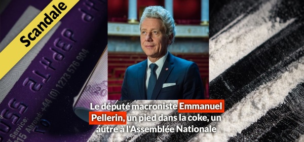 Emmanuel Pellerin, un pied dans la coke, un autre à l'Assemblée Nationale