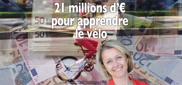 21 millions euros apprendre le velo Tetiere