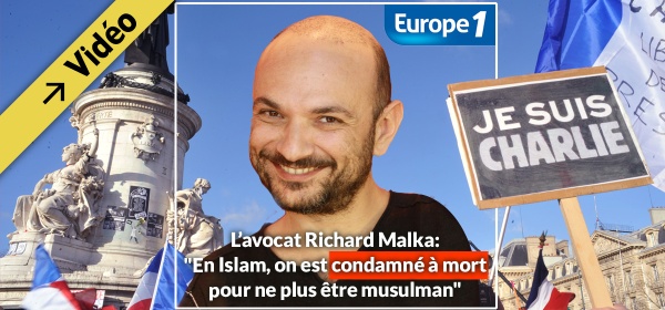 Richard Malka: "En Islam, on est condamné à mort pour ne plus être musulman"