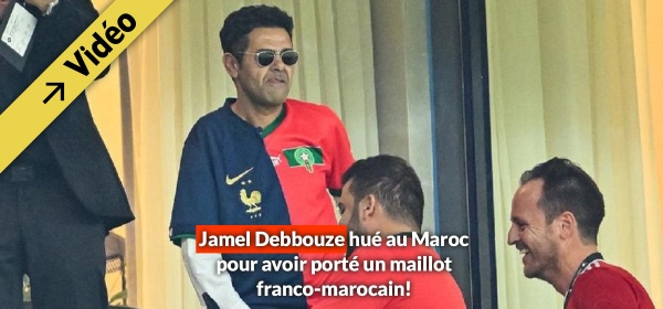 jamel debbouze hue maroc maillot de foot francais