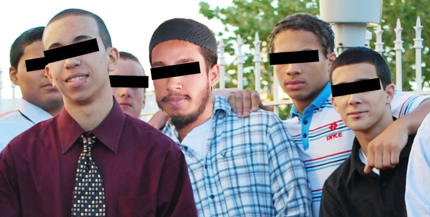 12 jeunes algeriens delinquants Tetiere