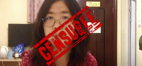 journaliste chinoise prison Zhang Zhan Tetiere