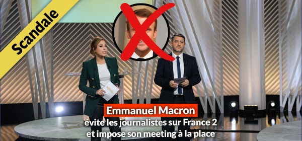 Emmanuel Macron évite le debat et impose son meeting à la place