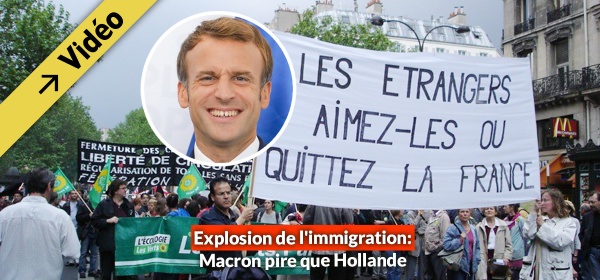 Explosion de l'immigration: Macron pire que Hollande