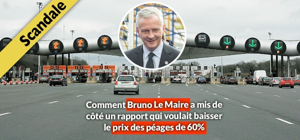 Comment Bruno Le Maire a mis de côté un rapport qui voulait baisser le prix des péages de 60%