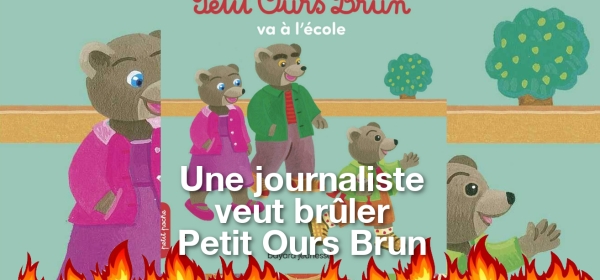 journaliste obs bruler petit ourd brun Tetiere