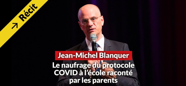 blanquer naufrage protocole COVID ecole