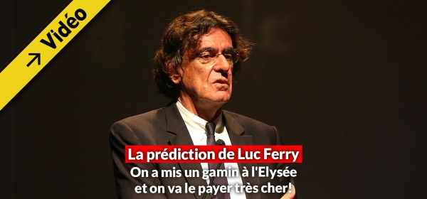 Luc Ferry: "on a mis un gamin a l'Élysée et on on va le payer"
