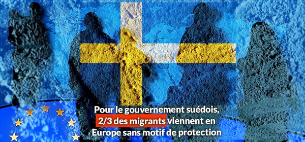Pour le gouvernement suédois, 2/3 des migrants viennent en Europe sans motif de protection