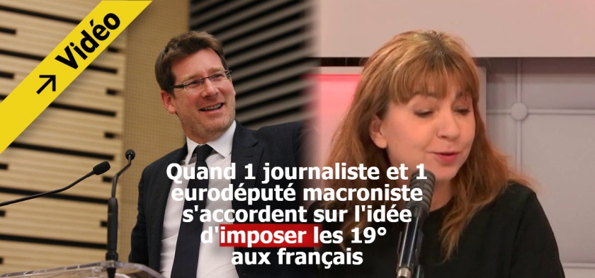 pascal canfin et une journaliste france inter veulent imposer les 19 degrés aux français